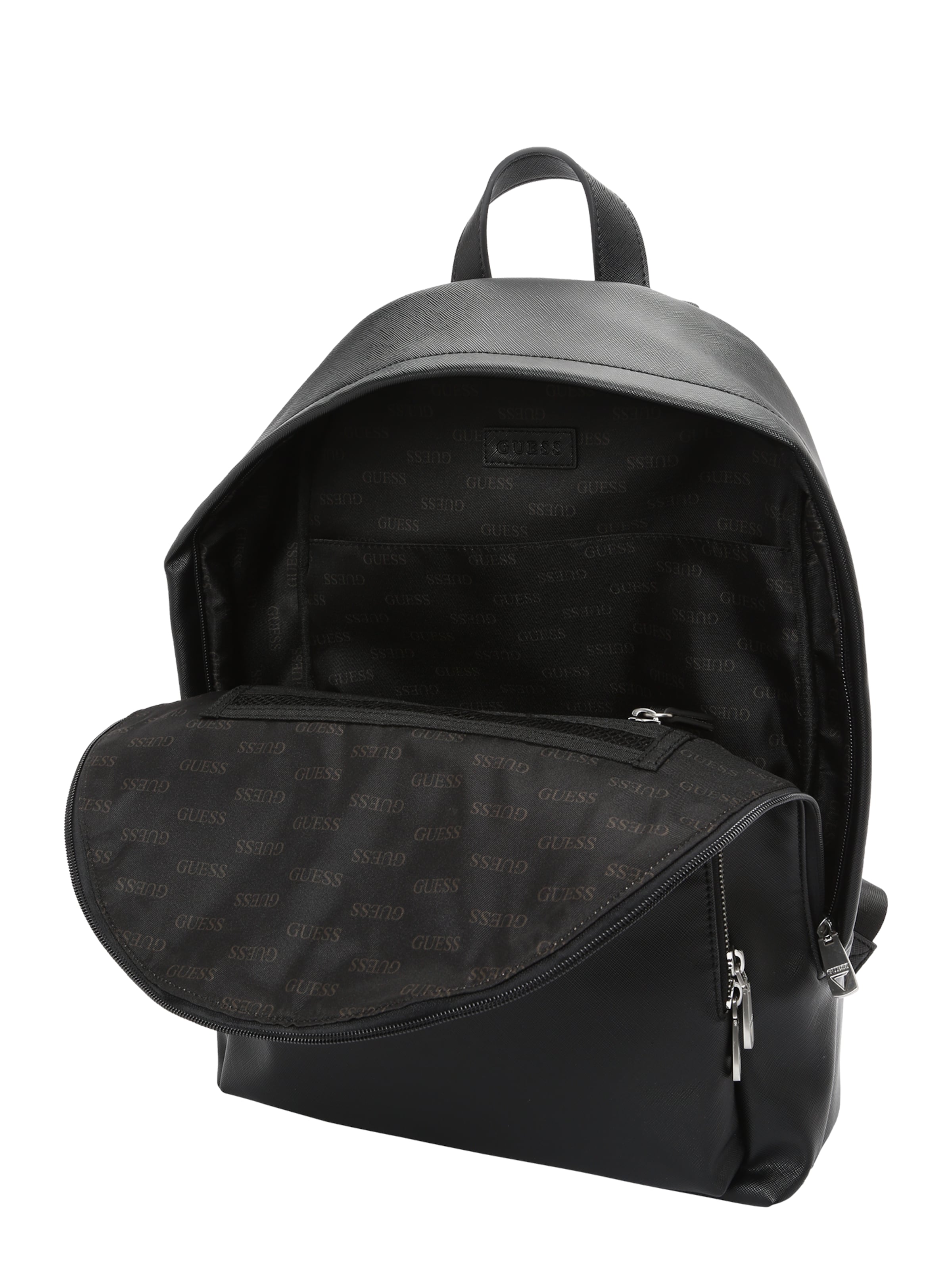 GUESS Backpack 'MILANO COMPACT BACKPACK' in Black
