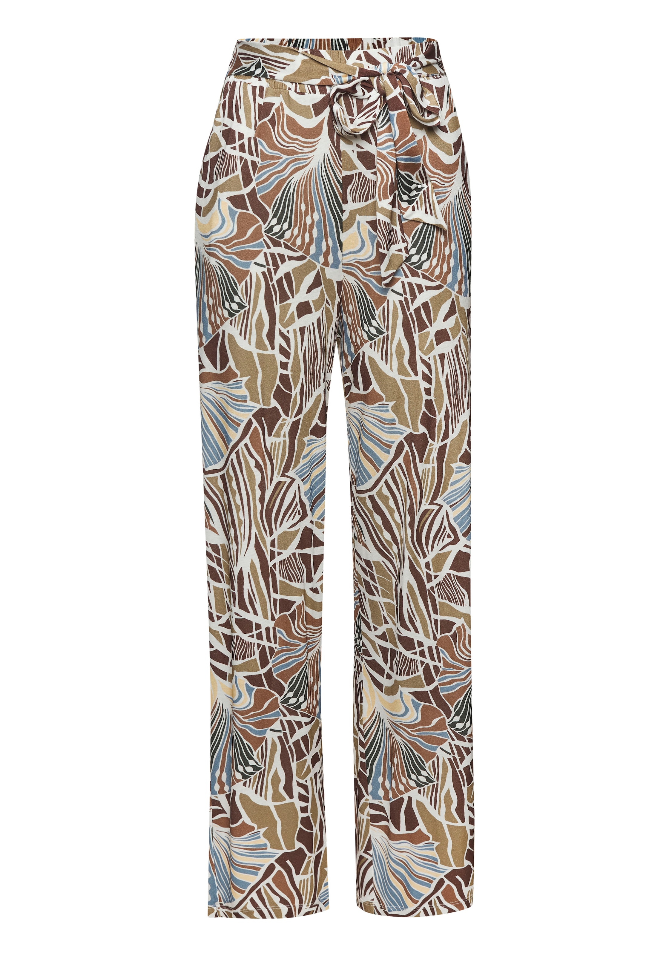 LASCANA Wide leg Pants in Brown: front