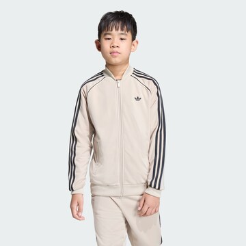 ADIDAS ORIGINALS Sweatvest in Beige: voorkant
