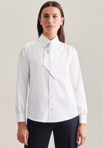 SEIDENSTICKER Blouse in Wit: voorkant