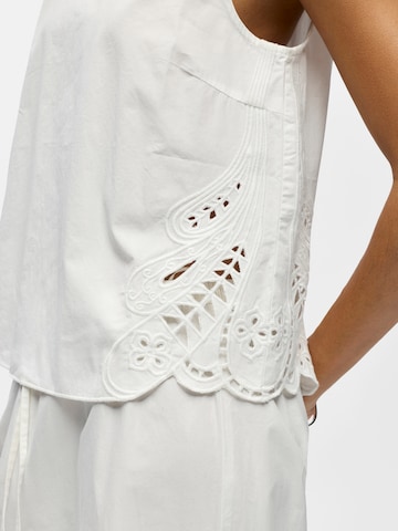 OBJECT Bluzka 'OBJMADIA' w kolorze biały