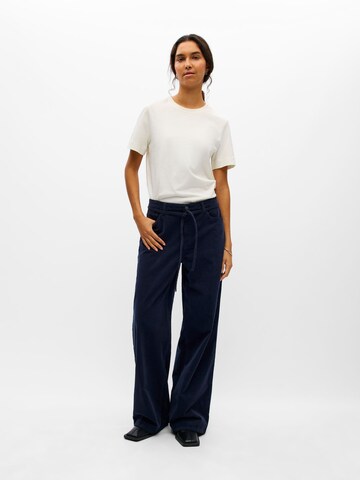 OBJECT - Pierna ancha Pantalón 'OBJRosie' en azul