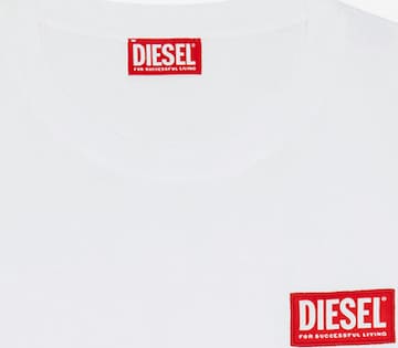 T-Shirt DIESEL en blanc : devant