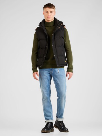 Superdry Bodywarmer 'EVEREST' in Zwart