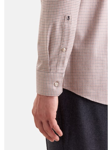 Coupe regular Chemise SEIDENSTICKER en beige