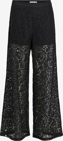 OBJECT - Pierna ancha Pantalón 'IBI' en negro: frente