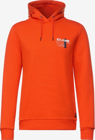 Street One MEN Sweatshirt in Orange: predná strana