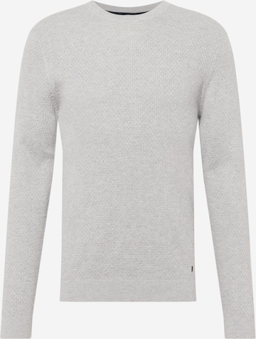 JACK & JONES Sweter 'DALLAS' w kolorze szary: przód