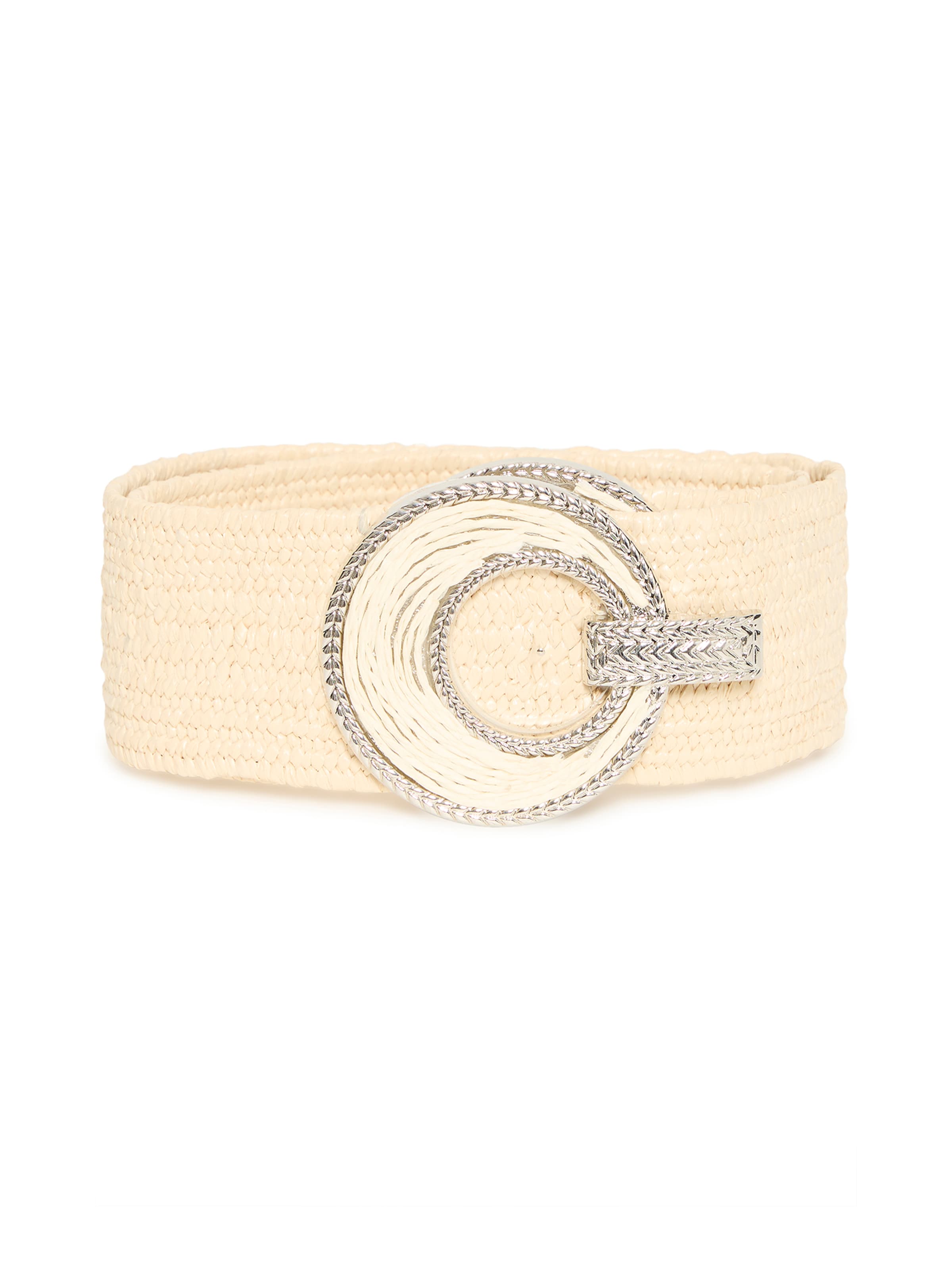 ICHI Belt 'IAELLIS' in Beige: front