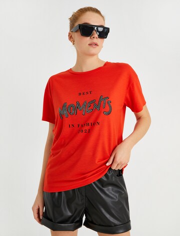 Koton Shirt in Oranje: voorkant