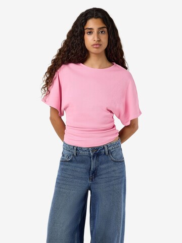 Noisy may Shirt 'NMAbbi' in Roze: voorkant
