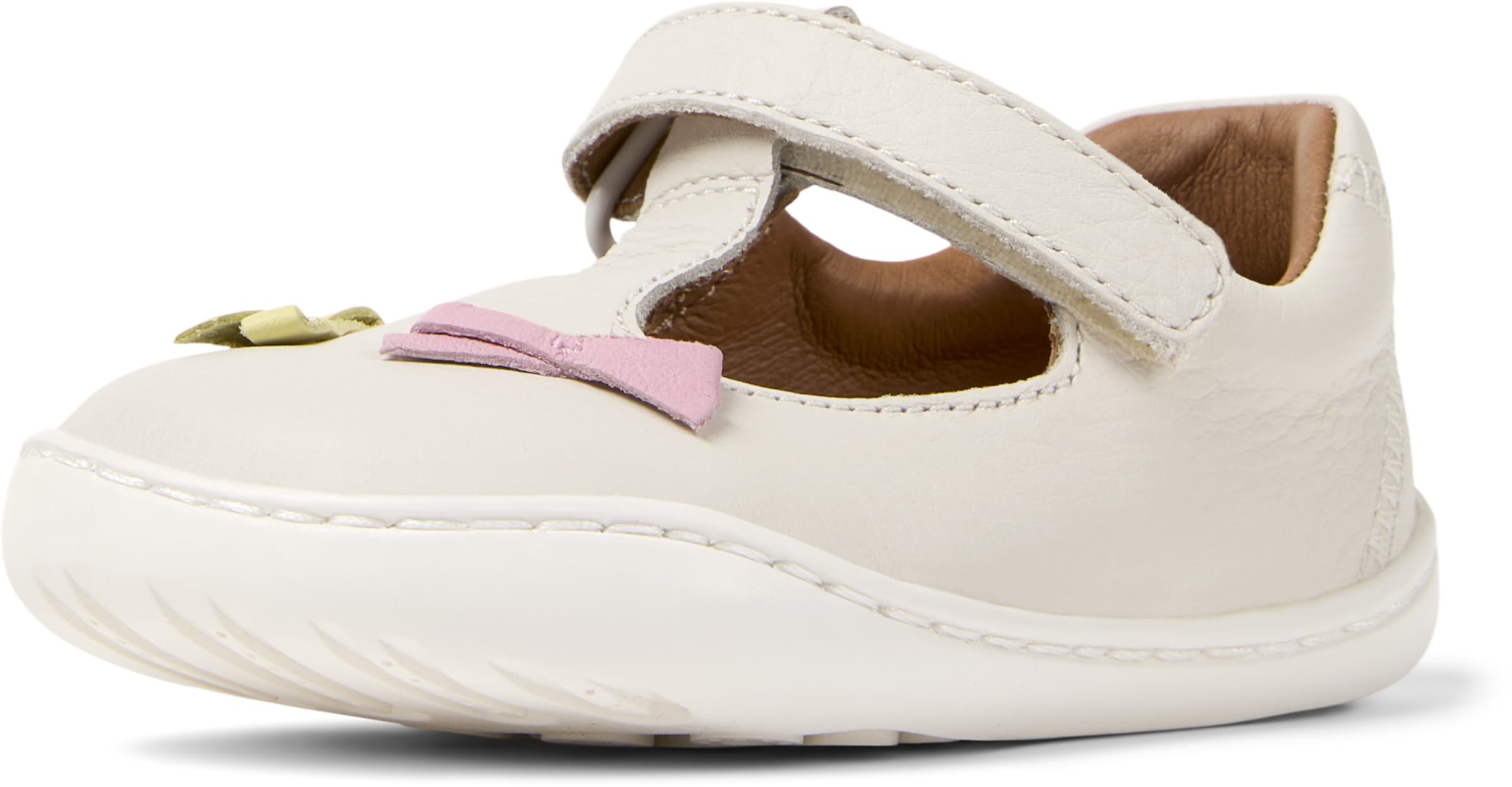 Ballerines 'Peu Cami Twins' CAMPER en blanc : devant