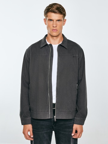 BIG STAR Between-season jacket ' BRAYDON ' in Grey: front