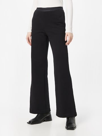 Loosefit Pantalon Sisley en noir : devant