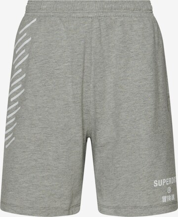 Superdry Broek 'Code Core' in Grijs: voorkant