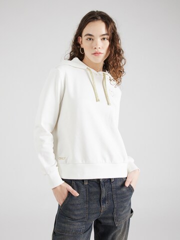 ONLY Sweatshirt 'NOLI' in Wit: voorkant