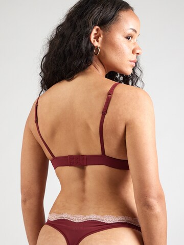 Tommy Hilfiger Underwear Triangle Bra in Red