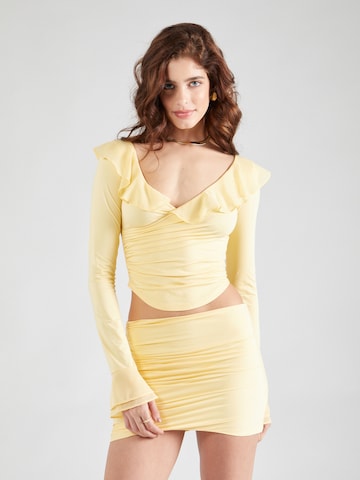 millane - Camiseta 'Sanja' en amarillo: frente