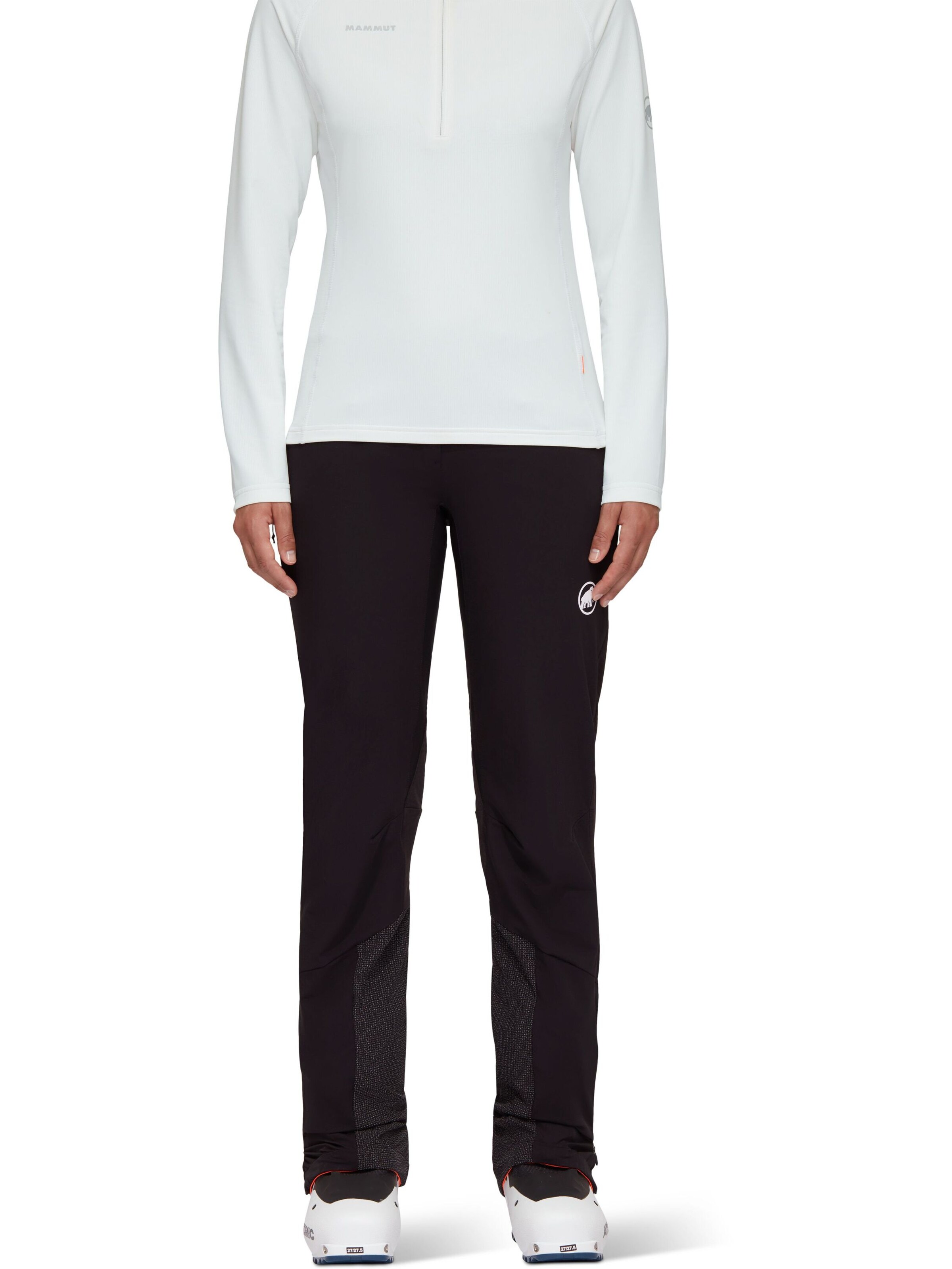 MAMMUT Regular Outdoorhose 'Aenergy' in Schwarz: Vorderseite