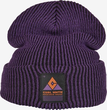 Cayler & Sons Muts ' Old School Beanie ' in Lila: voorkant