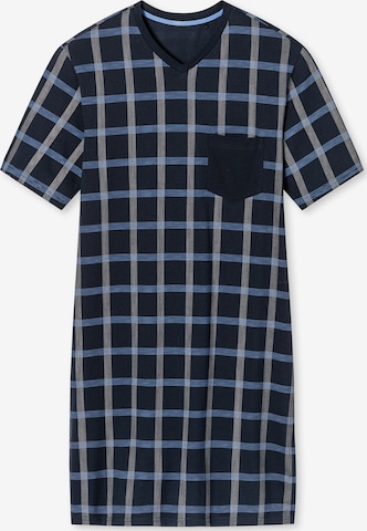 Pyjama court ' Comfort Nightwear ' SCHIESSER en bleu : devant