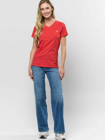 T-shirt U.S. POLO ASSN. en rouge