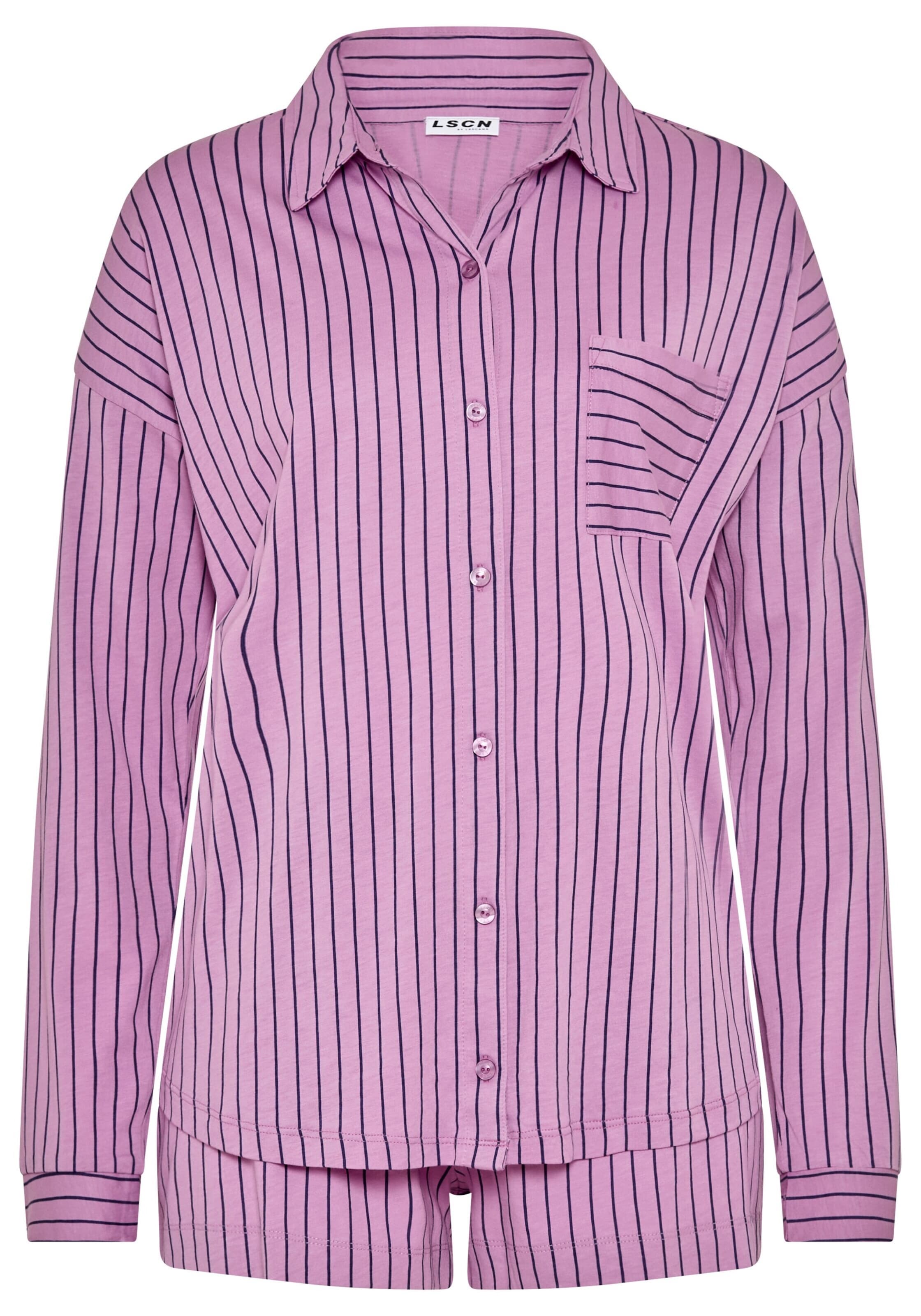 LSCN by LASCANA Shorty in Purple: front