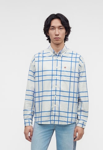 Camicia 'EOS' di NAPAPIJRI in bianco: frontale