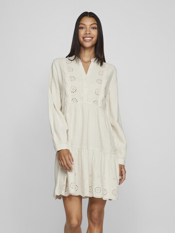 VILA Kleid in Beige: Vorderseite