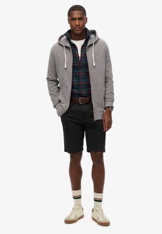Superdry Sweat jacket 'Essential' in Grey