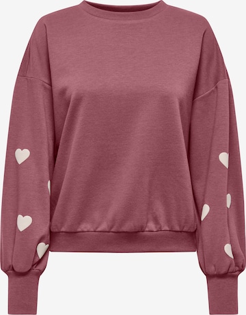 ONLY Collegepaita 'ONLBROOKE' värissä vaaleanpunainen: etupuoli