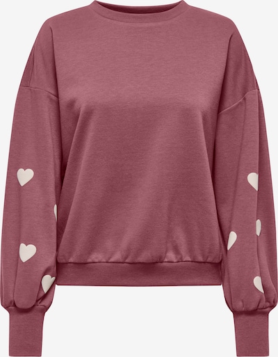 ONLY Collegepaita 'ONLBROOKE' värissä vanha roosa / valkoinen, Tuotenäkymä