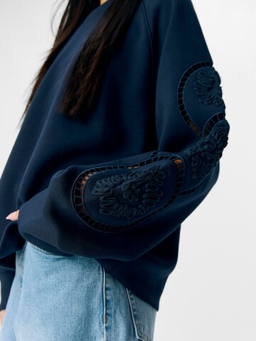 OBJECT Sweatshirt in Blauw