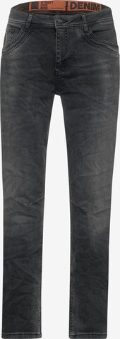 Street One MEN Regular Jeans in Schwarz: predná strana