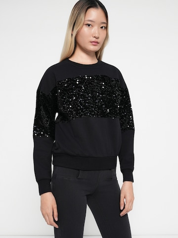 PIECES Sweatshirt 'PCNANCY' in Schwarz