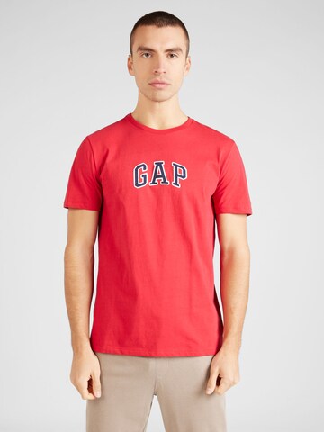 T-Shirt GAP en rouge : devant