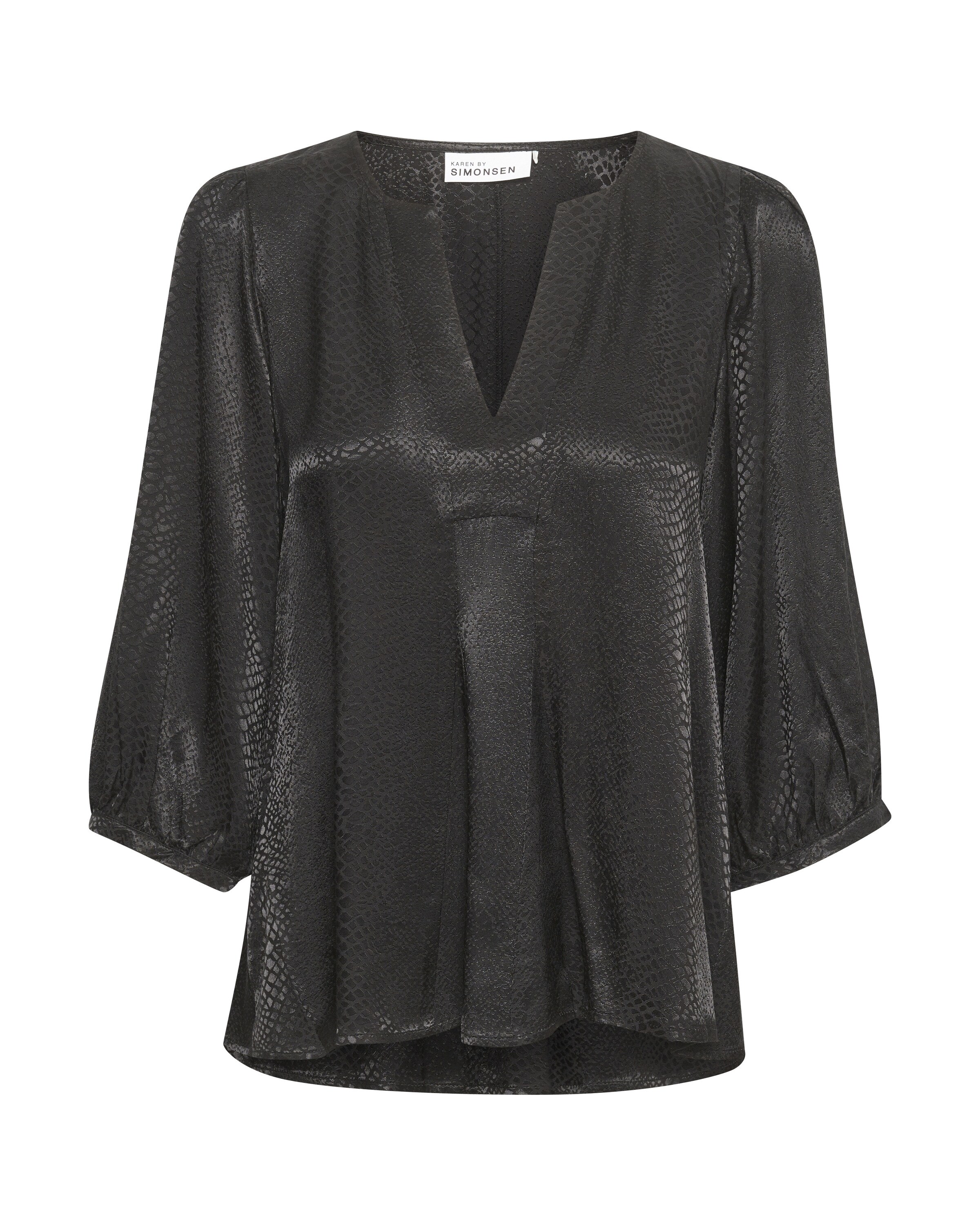 KAREN BY SIMONSEN Bluse 'Darling' in Schwarz: Vorderseite