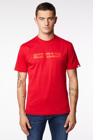 GAS Jeans T-Shirt 'Dharis' in Rot: predná strana