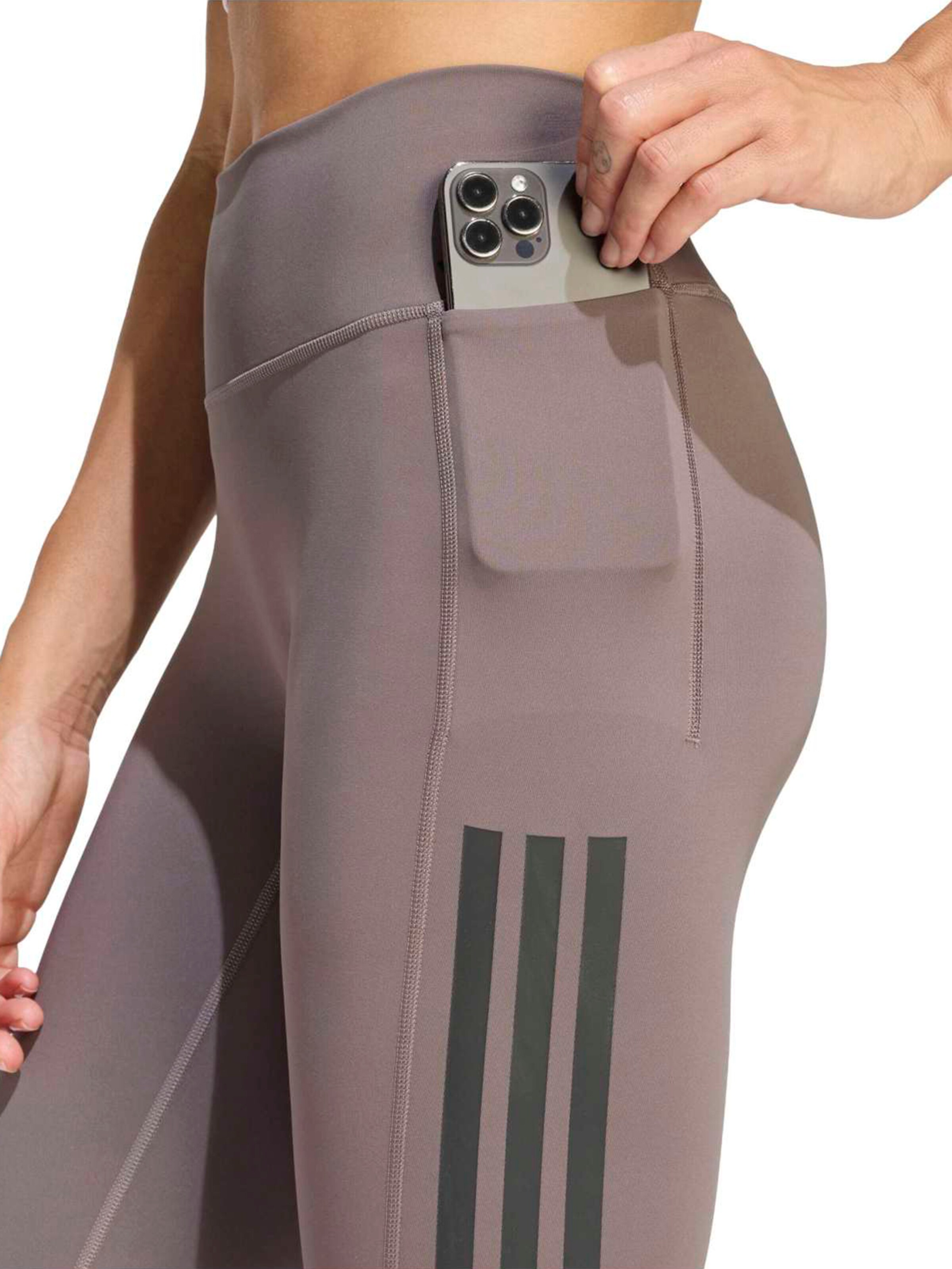 Skinny Pantalon de sport 'Optime' ADIDAS PERFORMANCE en gris