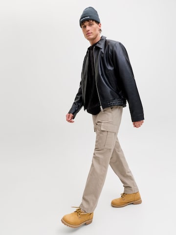 Loosefit Pantalon cargo JACK & JONES en beige