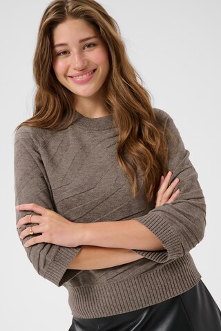 Pull-over 'Dela ' Cream en marron