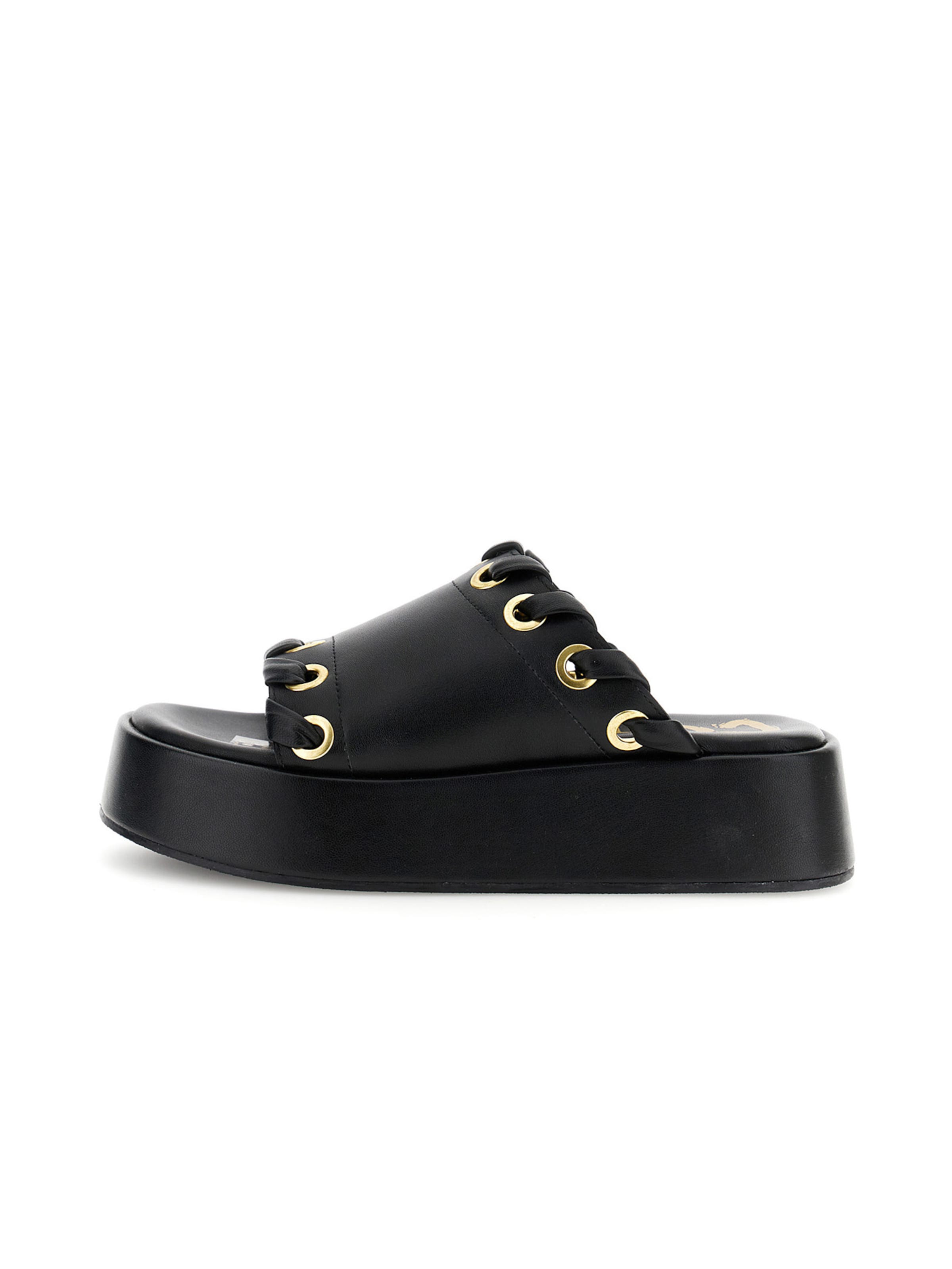 Zoccoletto di CAFè NOIR in nero: frontale