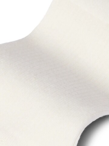 Von Jungfeld Socks 'Fine Ribbed' in White
