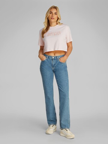 Maglietta di Calvin Klein Jeans in rosa
