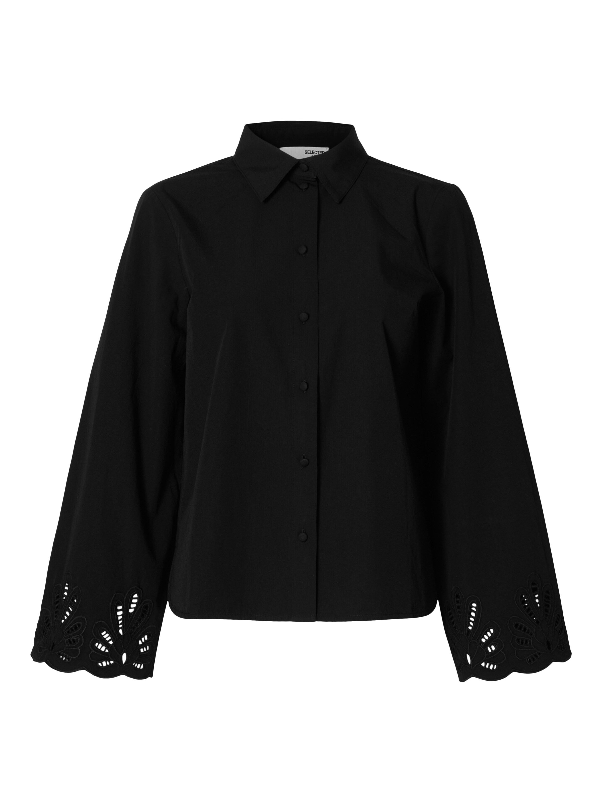 SELECTED Bluza 'SLFDahlia' | črna barva: sprednja stran