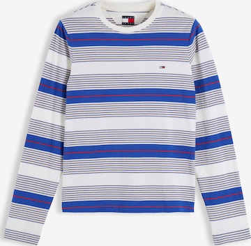 Tommy Jeans Тениска 'ESS' в бяло: отпред