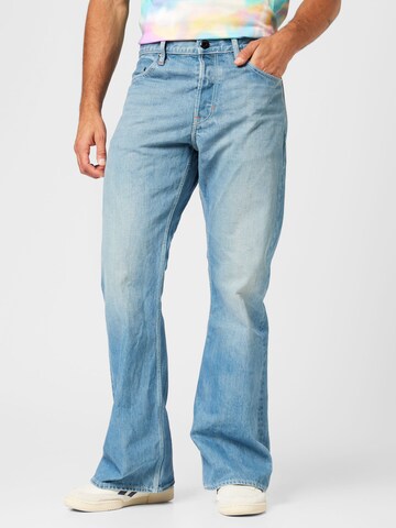 G-Star RAW Flared Jeans i blå: framsida