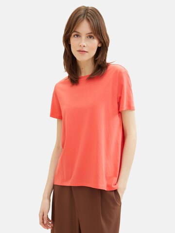 TOM TAILOR DENIM T-Shirt in Orange