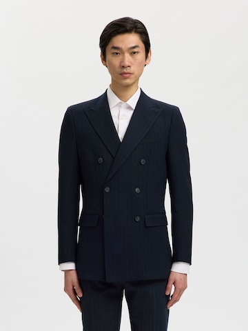 SELECTED Slim fit Colbert in Blauw: voorkant