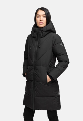 NAVAHOO Winter Coat 'Kältekuschel XIV' in Black